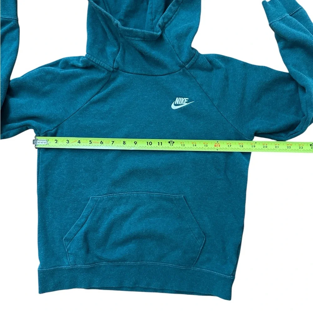 Nike Women’s Size XS Cowl Neck‎ Green Hoodie Logo Swoosh Sportswear Casual